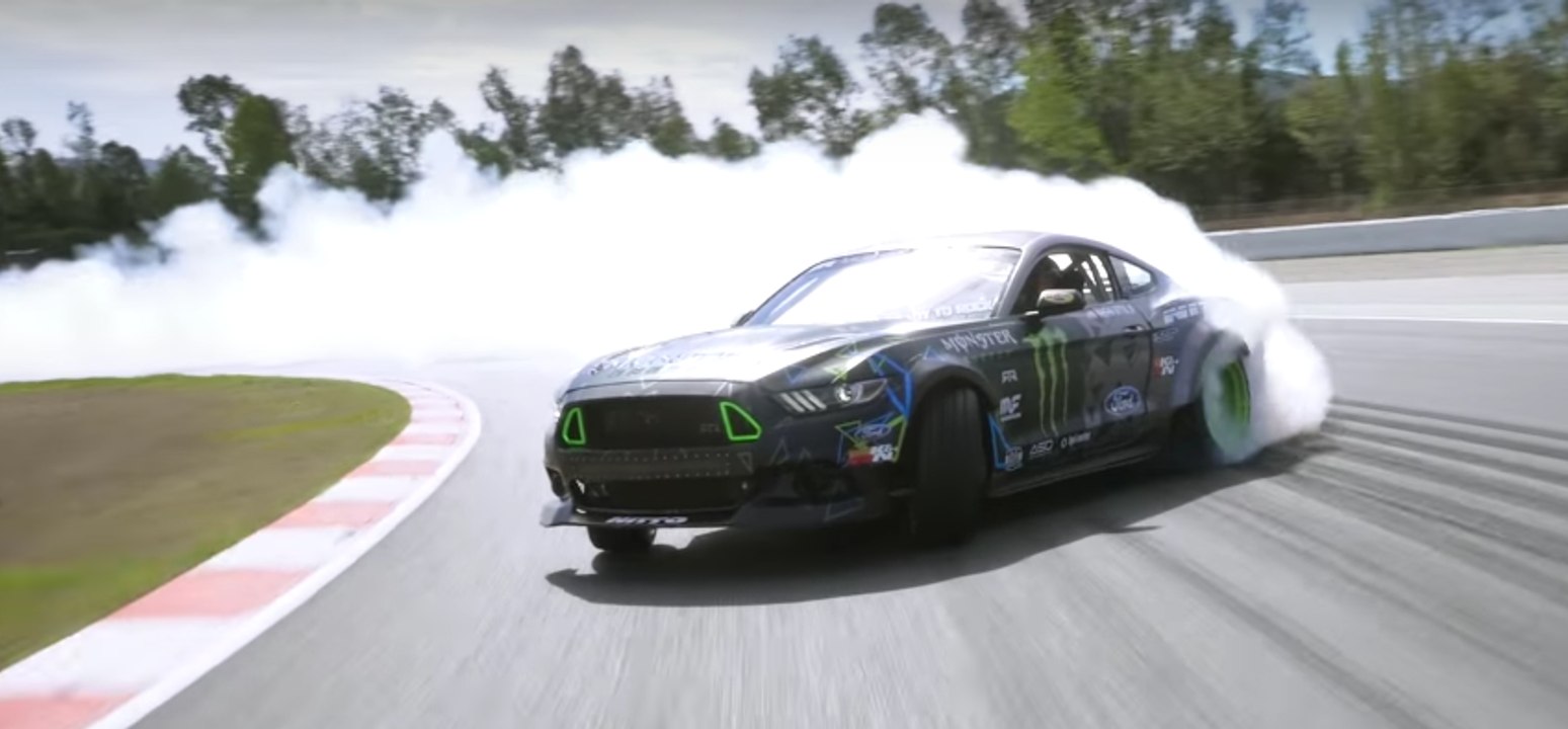 VÍDEO: Vaughn Gittin Jr. la lía con su Ford Mustang en Montmeló