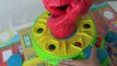 Cookie Monster Eats Play Doh from Shape and Spin Elmo Sesame Street Play-Doh Set