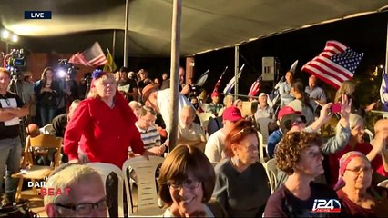 Trump holds rally for supporters in Israel