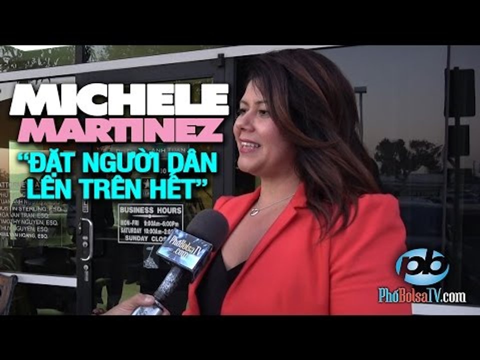 Hội Dân Chủ Việt Mỹ giới thiệu ƯCV Michele Martinez: "Đặt người dân lên trên hết!"