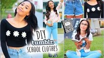 DIY Tumblr Inspired School Clothes! Shopping Life Hacks for Back To School 2014