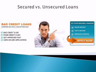 Secured and Unsecured Loans