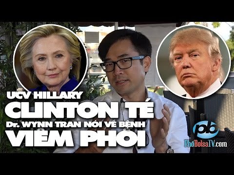 Bà Hillary té ngã, nói về bệnh viêm phổi và sức khỏe các ƯCV Tổng thống Mỹ
