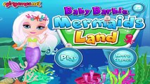 Barbie Mermaids Land - Baby Barbie Little Mermaid Game for Girls