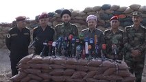 Irak Musul Ikby Başkanı Barzani Iiyk Başkanı Seyyid Ammar El-Hekim Ile Ortak Basın Toplantısı...