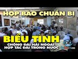 Họp báo, dự định biểu tình chống đài VBS hợp tác với kênh NetViet-VTC10