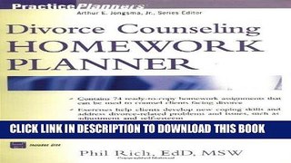 [PDF] Divorce Counseling Homework Planner [Full Ebook]