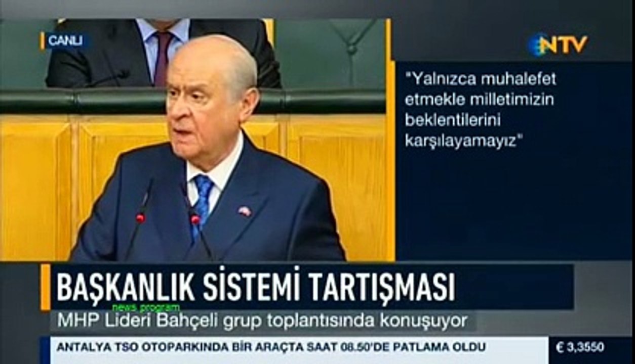 Devlet Bahçeli BAŞKANLIK Üzerinden CHP'ye ÖZLÜ SÖZLER  25 ekim 2016 grup toplantısı