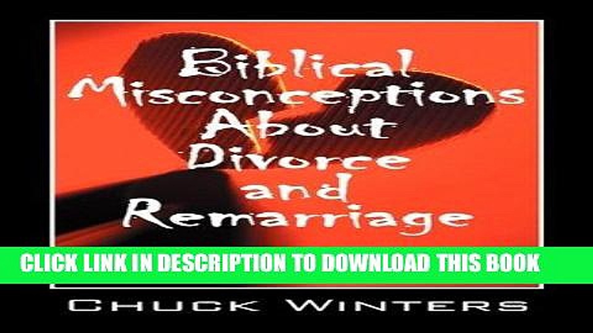 Pdf Biblical Misconceptions About Divorce And Remarriage Shooting The Church S Wounded Online Video Dailymotion dailymotion