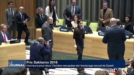 Prix Sakharov 2016 à 2 Yézid rescapées de l'esclavage sexuel de DAESH