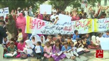 School kids protest on Maal Road 27-10-2016 - 92NewsHD