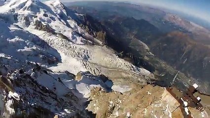 Crash en wingsuit à Chamonix