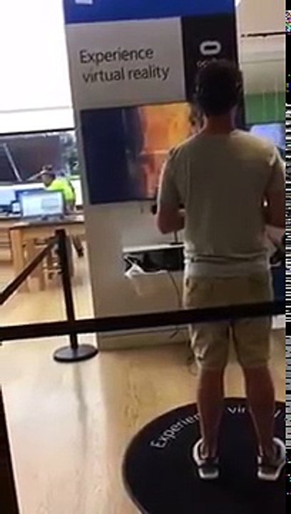 Faceplant en réalité virtuelle
