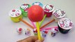 Lollipop Smiley Play Doh Sparkle Hello Kitty Toys And Learn Colors - Creative For Kids