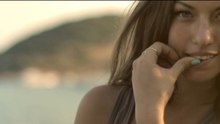 beatiful girl on the beach
