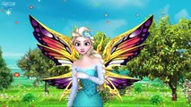Frozen Elsa Dress Paint Glitter Butterfly Feathers Compilation | Frozen Songs Children Rhymes