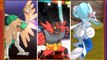 Las evoluciones finales de los Pokémon iniciales en Sol/Luna