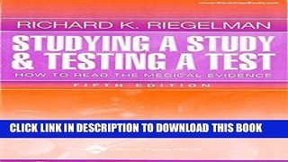 Ebook Studying a Study and Testing a Test: How to Read the Medical Evidence (Core Handbook Series