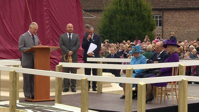 Prince Charles unveils Queen Mother statue in Poundbury