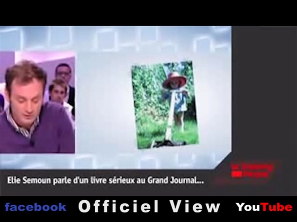 Malaise à la TV - La fausse bagarre de Elie Semoun au Grand Journal de Canal+