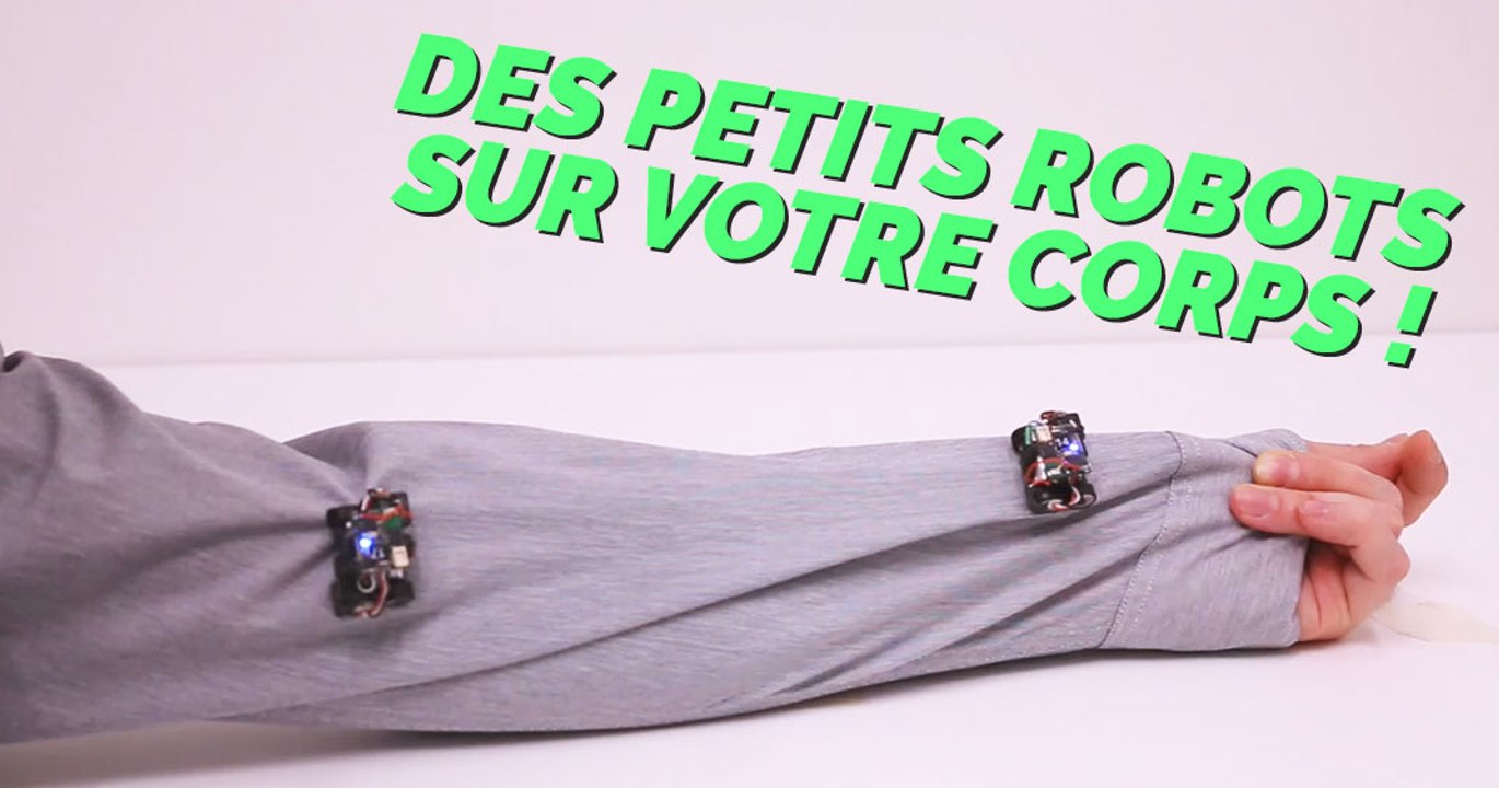 Des chercheurs ont inventé des petits robots qui se déplacent sur vos vêtements !