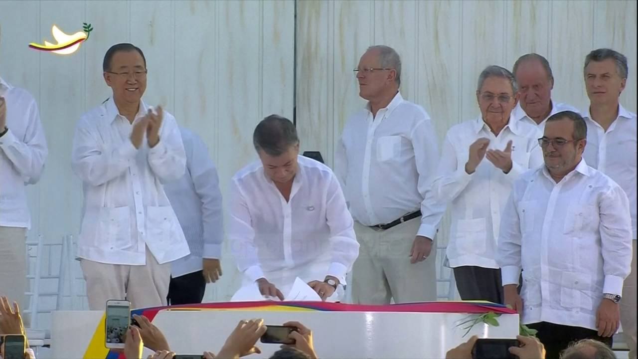 Kolumbi, firmoset marrëveshja e paqes mes qeverisë e rebelëve - Top Channel Albania - News - Lajme