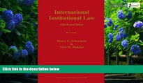 Books to Read  International Institutional Law  Full Ebooks Best Seller