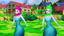 Angel Frozen Elsa If You Are Happy | Ringa Ringa Roses | Hokey Pokey Dance For Children Rhymes