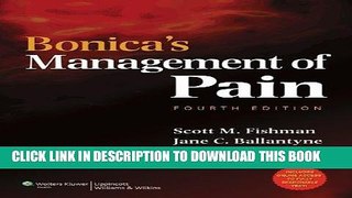 Best Seller Bonica s Management of Pain (Fishman, Bonica s Pain Management) Free Read