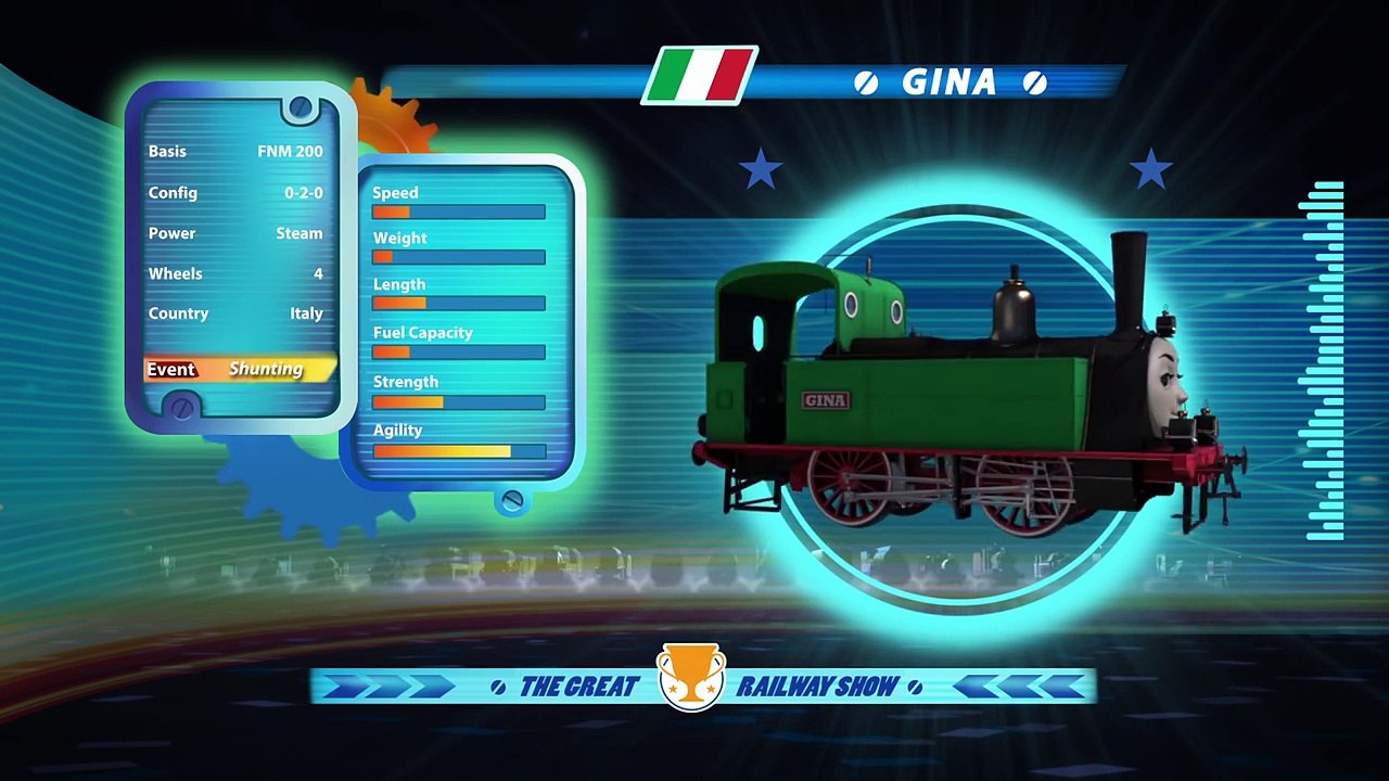 Thomas & Friends-The Great Race-Gina of Italy HD