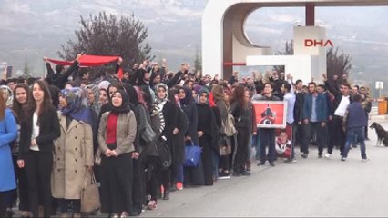 Tokat Üniversite Öğrencileri Ömer Halisdemir Için Yürüdü