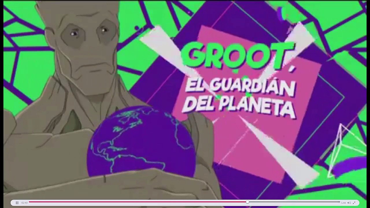PROMO "SÉ UN GUARDIÁN DEL PLANETA COMO GROOT" (GUARDIANES DE LA GALAXIA) EN DISNEY XD