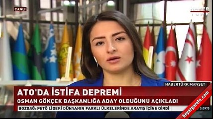 Osman Gökçek ATO Başkan adaylığını açıkladı Haberi