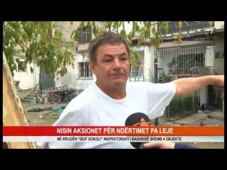 NISIN AKSIONET PËR NDËRTIMET PA LEJE