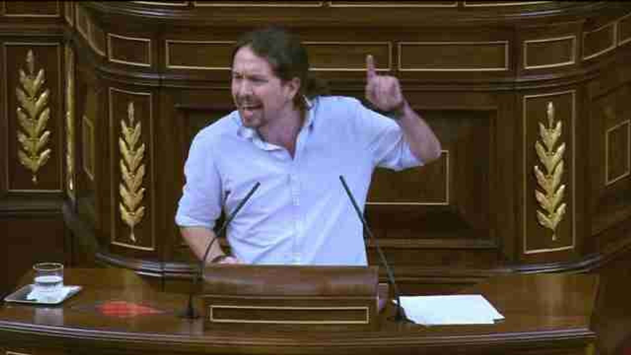 Iglesias agita el debate llamando "delincuentes potenciales" a los diputados