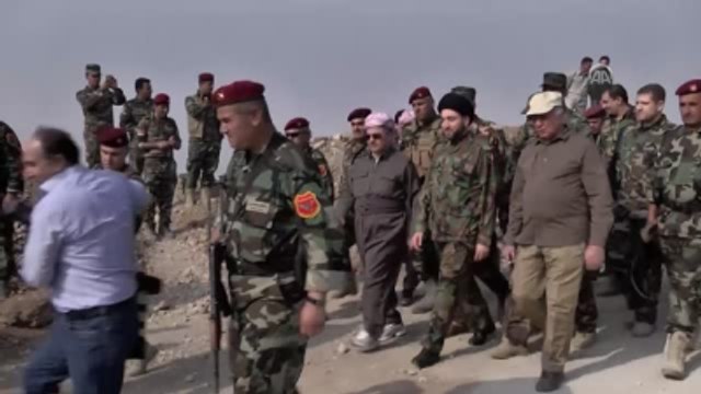 Irak Kürt Bölgesel Yönetimi Başkanı Barzani (1)