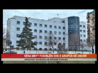 NËNA MBYT FOSHNJËN DHE E GROPOS NË OBORR