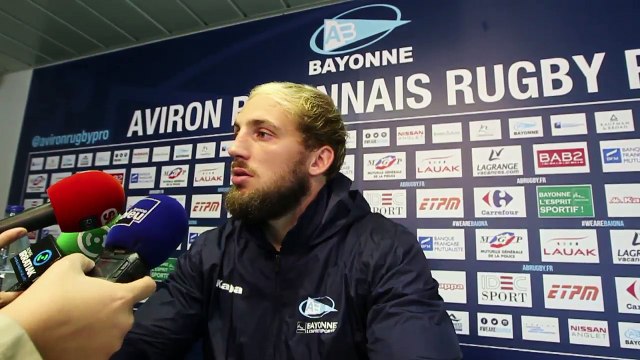Avant Aviron Bayonnais - Racing : Jean Monribot évoque la pression sur les épaules des Bayonnais