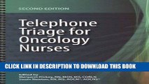 [READ] EBOOK Telephone Triage for Oncology Nurses ONLINE COLLECTION