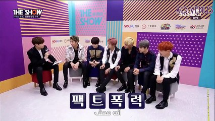 [ARABIC SUB] 161025 The Show News BTS part 1