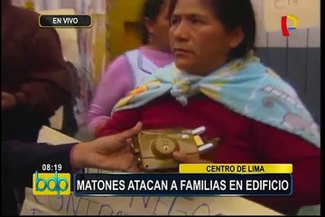 Centro de Lima: reportan violento desalojo en edificio