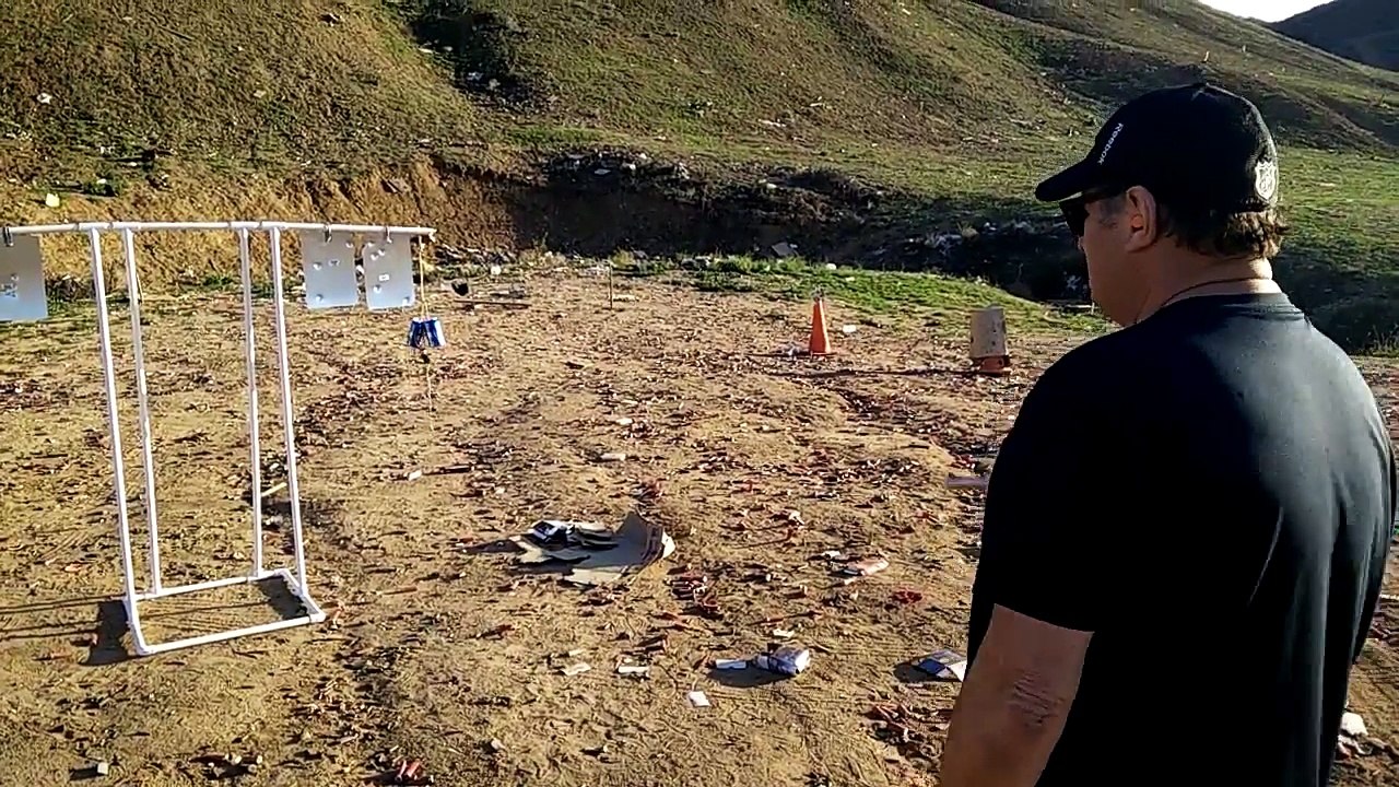 Funny PVC Target Fail with My New S&W .38 Special Model 67