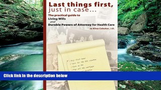 Deals in Books  Last things first, just in case... The practical guide to Living Wills and Durable
