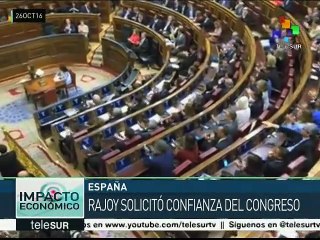 Oposición española rechaza que Mariano Rajoy repita como presidente