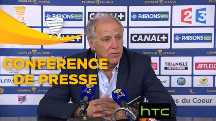 Conférence de presse FC Nantes - Angers SCO (2-1) : René GIRARD (FCN) - Stéphane MOULIN (SCO) - 2016/2017
