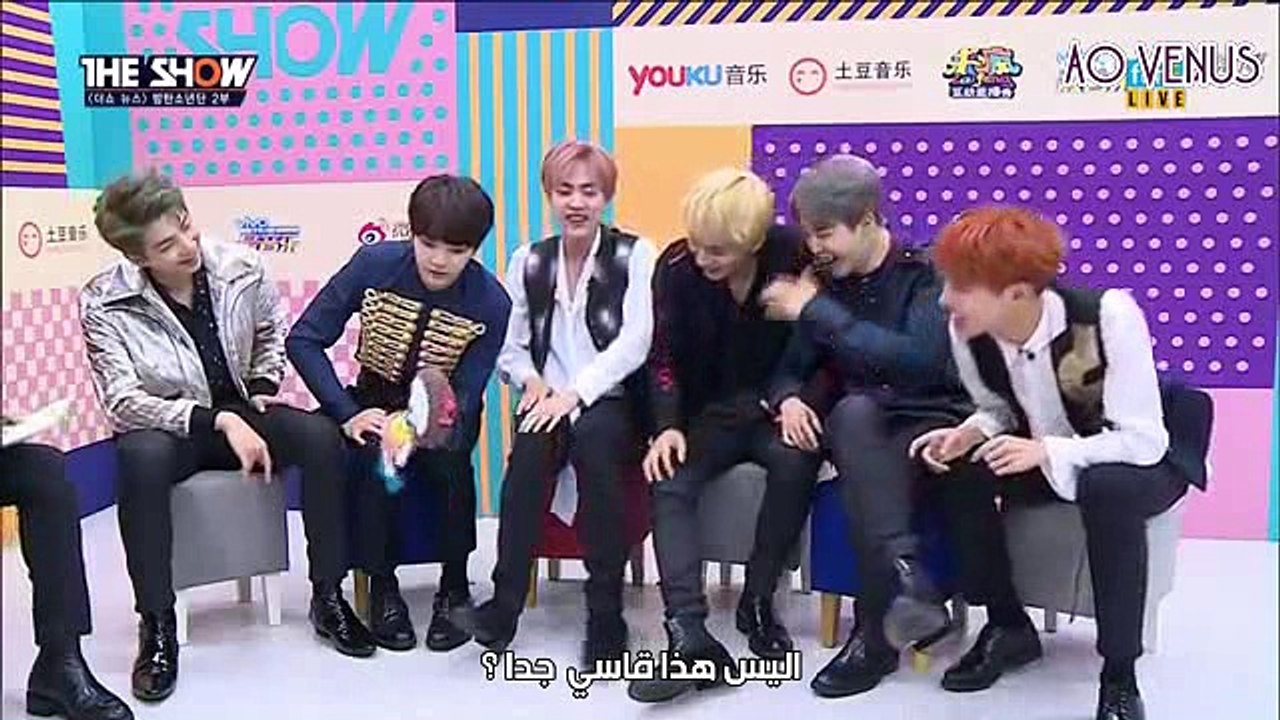[ARABIC SUB] 161025 The Show News BTS part 2