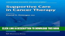 [FREE] EBOOK Supportive Care in Cancer Therapy (Cancer Drug Discovery and Development) BEST