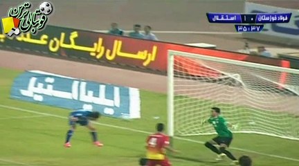 خلاصه بازی فولادخوزستان و استقلال