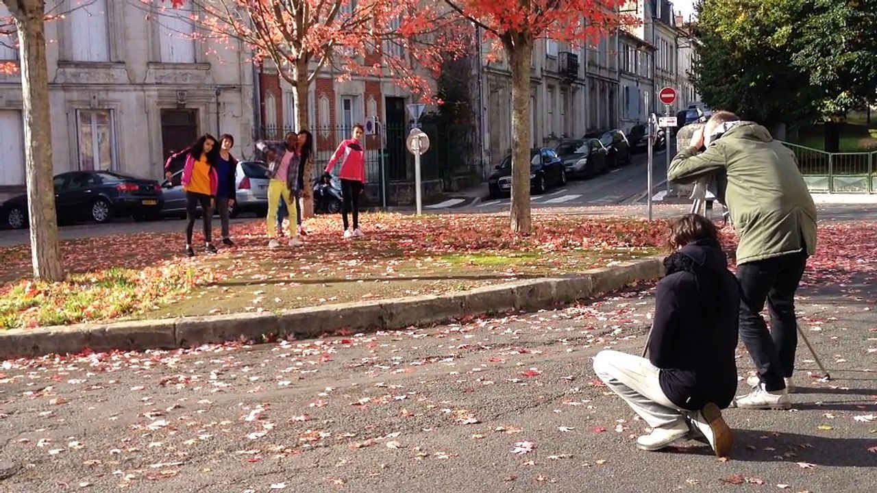 Une prestation originale de danse avec Nicolas Habas à Angoulême (images Julie Koch)