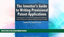 Full [PDF]  The Inventor s Guide to Writing Provisional Patent Applications  Premium PDF Full Ebook